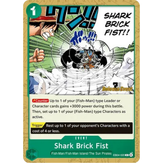 Shark Brick Fist (EB04-020) - The Azure Sea's Seven Release Event Cards
