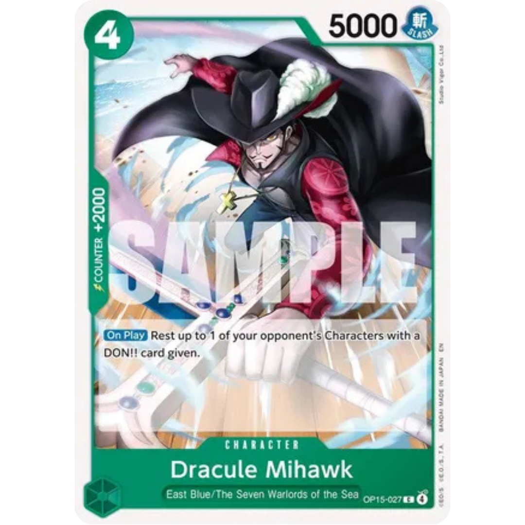 Dracule Mihawk (OP15-027) - Adventure on Kami's Island