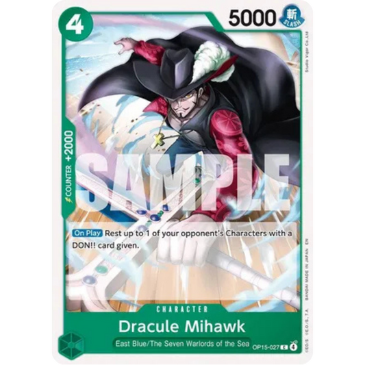 Dracule Mihawk (OP15-027) - Adventure on Kami's Island