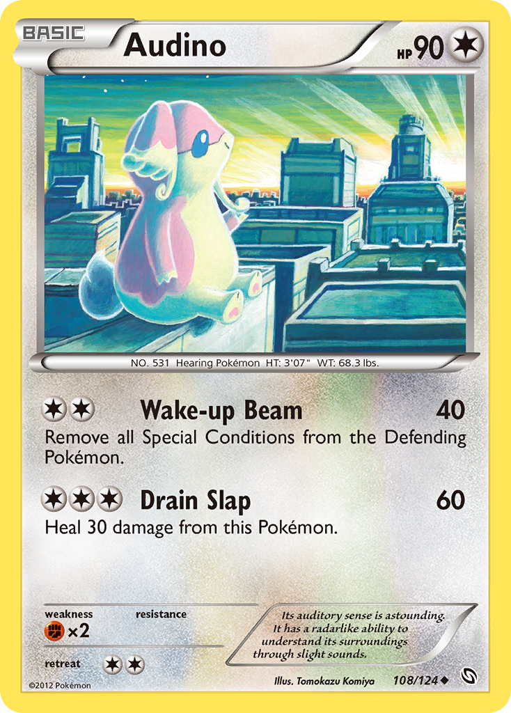 Audino  Dragons Exalted - Uncommon