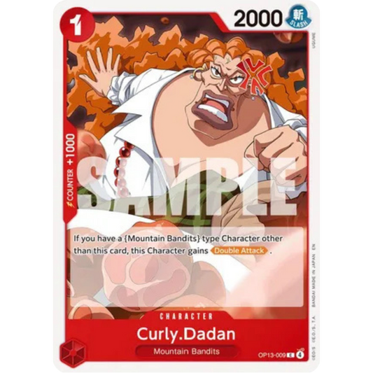 Curly.Dadan (OP13-009) - Carrying On His Will