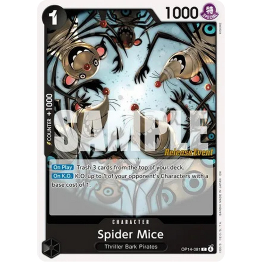 Spider Mice (OP14-081) - The Azure Sea's Seven Release Event Cards