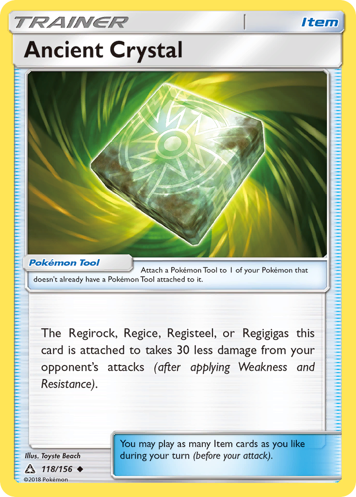 Ancient Crystal/156  SM  Ultra Prism - Uncommon