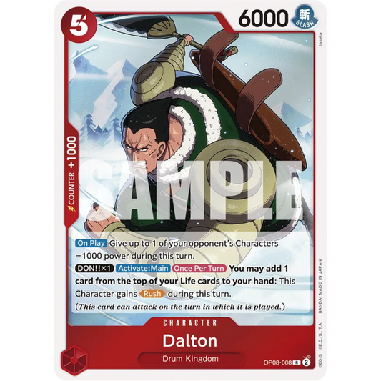 Dalton (OP08-008) - Two Legends Foil