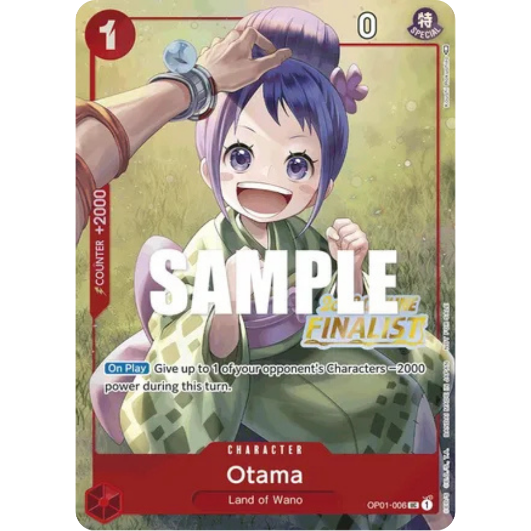 Otama (Offline Regional 2023) [Finalist] (OP01-006) - One Piece Promotion Cards Foil