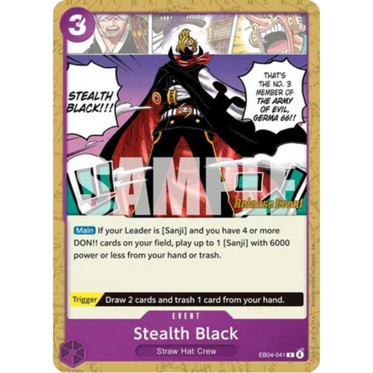 Stealth Black (EB04-041) - The Azure Sea's Seven Release Event Cards
