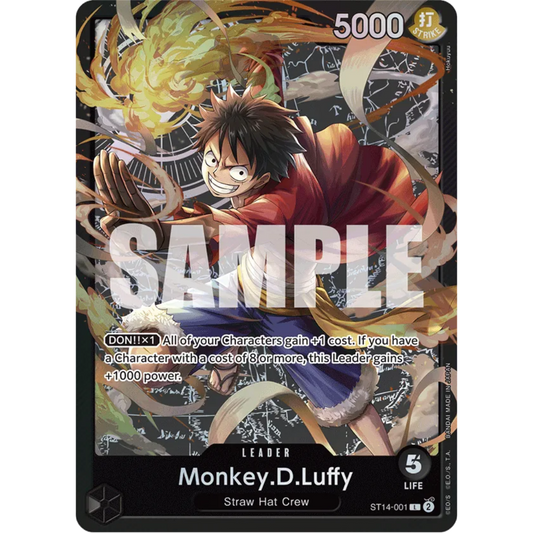 Monkey.D.Luffy (001) (ST14-001) - Starter Deck 14: 3D2Y Foil