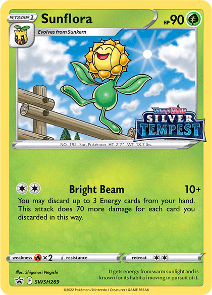 Sunflora SWSH269  - Holofoil SWSH Sword & Shield Promo Cards - Promo