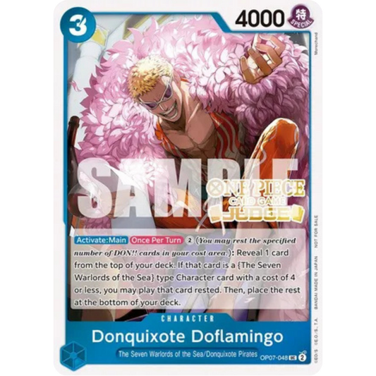 Donquixote Doflamingo (Judge Pack Vol. 5) (OP07-048) - One Piece Promotion Cards Foil