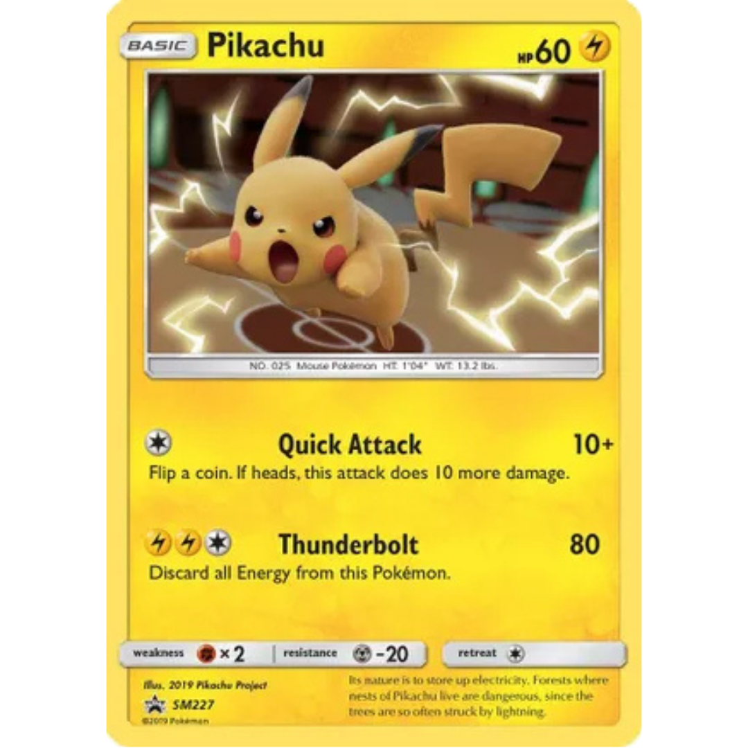 Pikachu - SM227  - Holofoil SM Promos - Promo