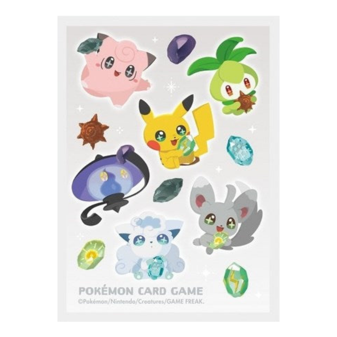 Card Sleeves - Evolution Stone Cuties (64-Pack) (Pokemon Center Japan Exclusive)
