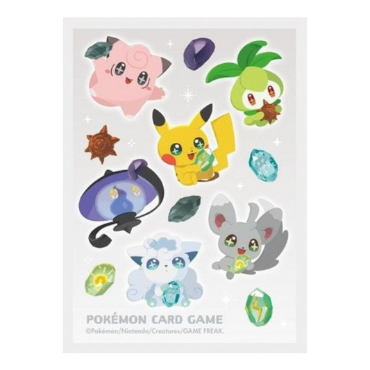 Card Sleeves - Evolution Stone Cuties (64-Pack) (Pokemon Center Japan Exclusive)