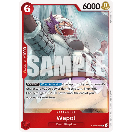 Wapol (OP08-014) - Two Legends Foil