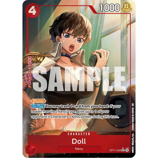 Doll (Alternate Art) (OP11-008) - A Fist of Divine Speed Foil