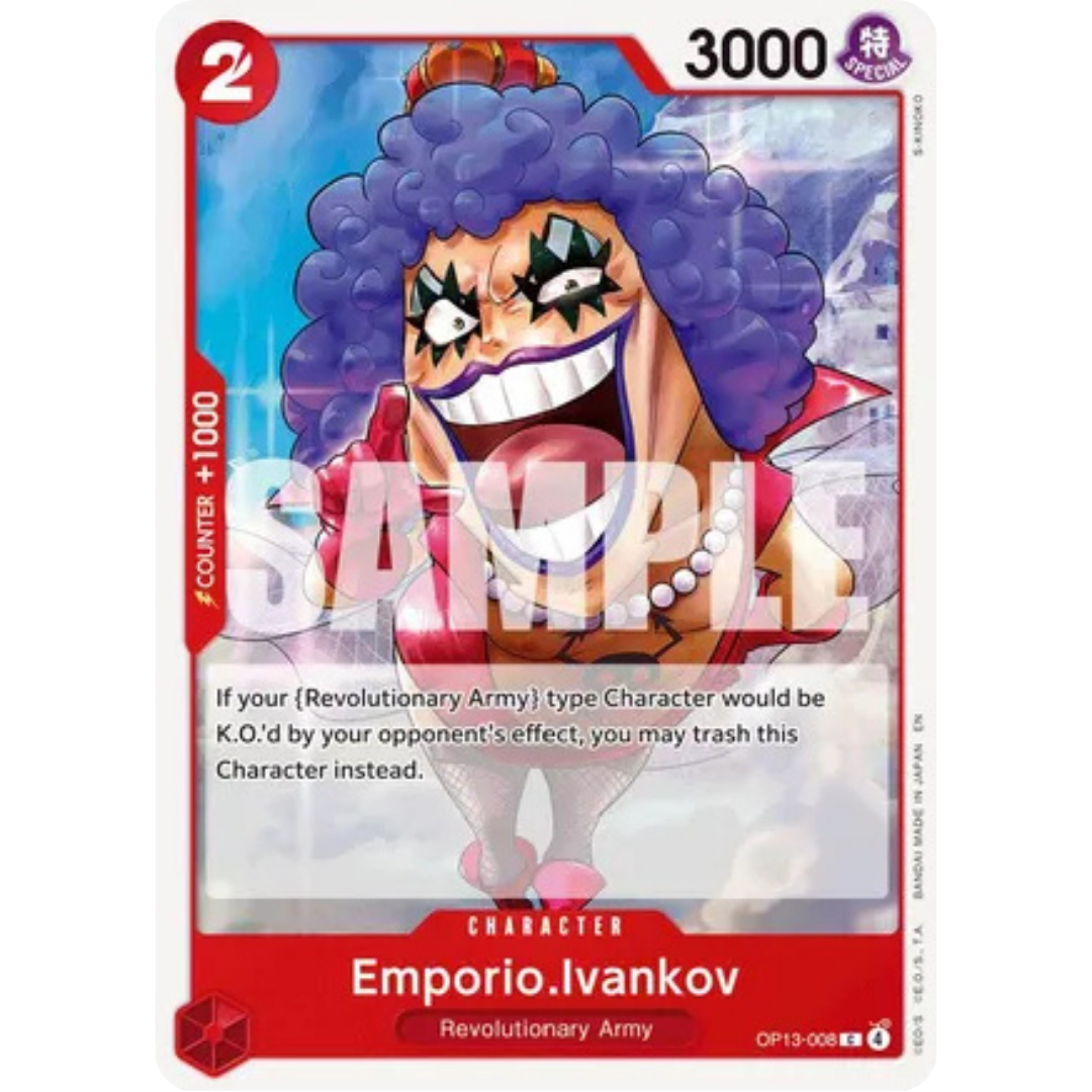 Emporio.Ivankov (OP13-008) - Carrying On His Will