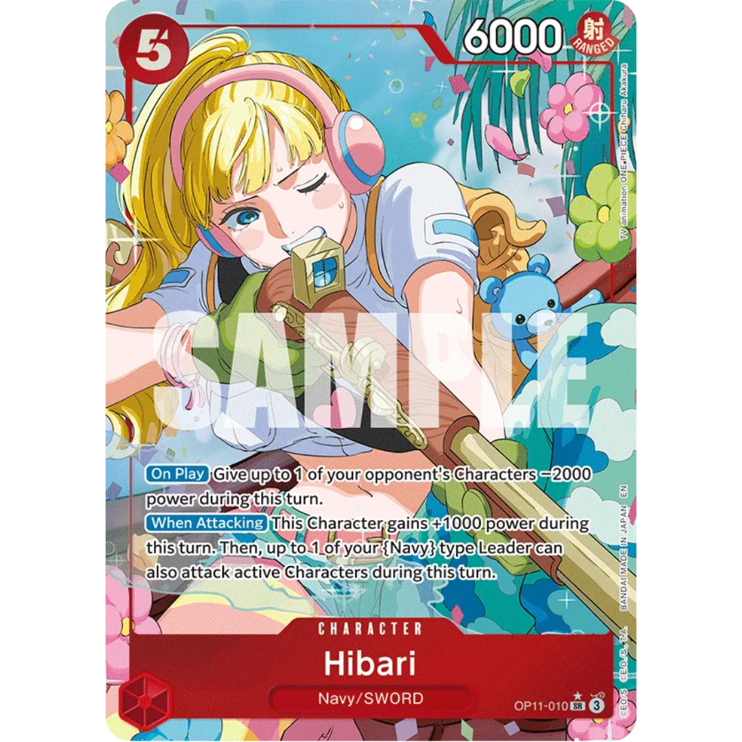 Hibari (Alternate Art) (OP11-010) - A Fist of Divine Speed Foil