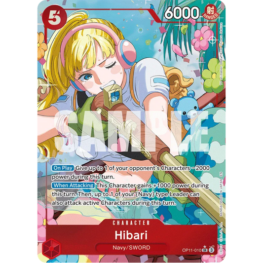 Hibari (Alternate Art) (OP11-010) - A Fist of Divine Speed Foil