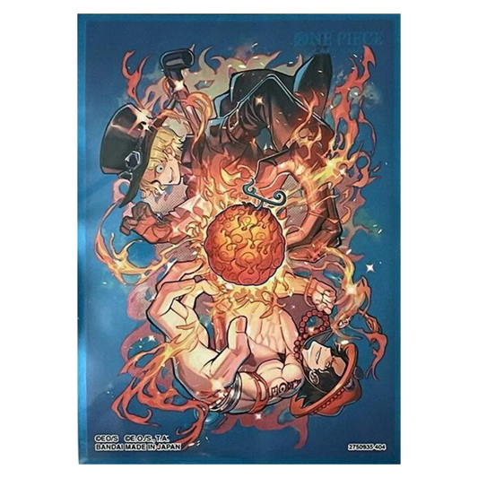 One Piece Official Sleeves Devil Fruits Collection Vol.2 10-Pack - Ace & Sabo