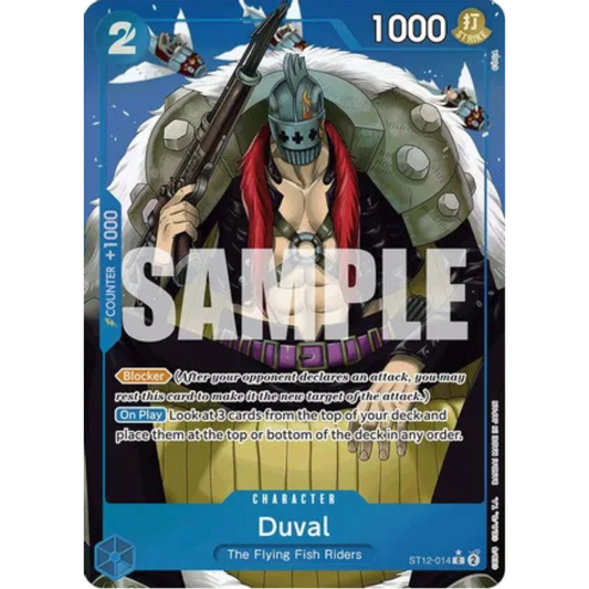 Duval (Full Art) (ST12-014) - Premium Booster -The Best- Foil
