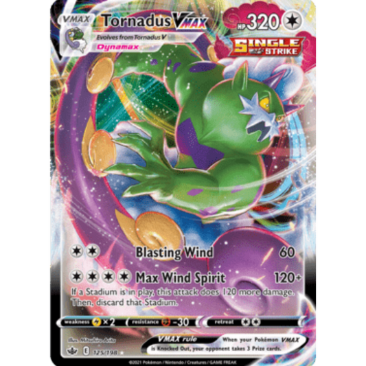 Tornadus VMAX (125/198) [Sword & Shield: Chilling Reign]