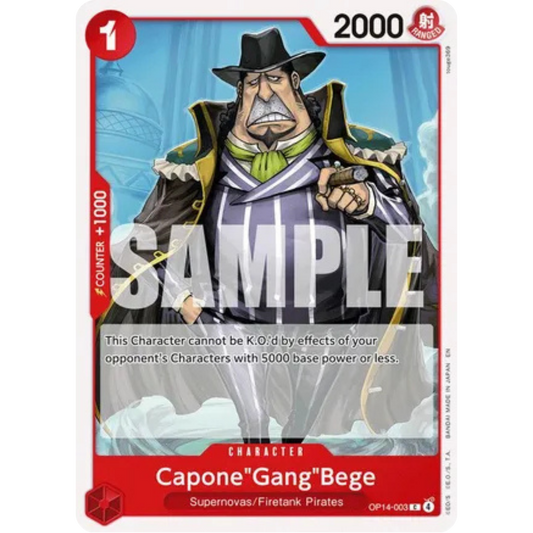 Capone"Gang"Bege (OP14-003) - The Azure Sea's Seven