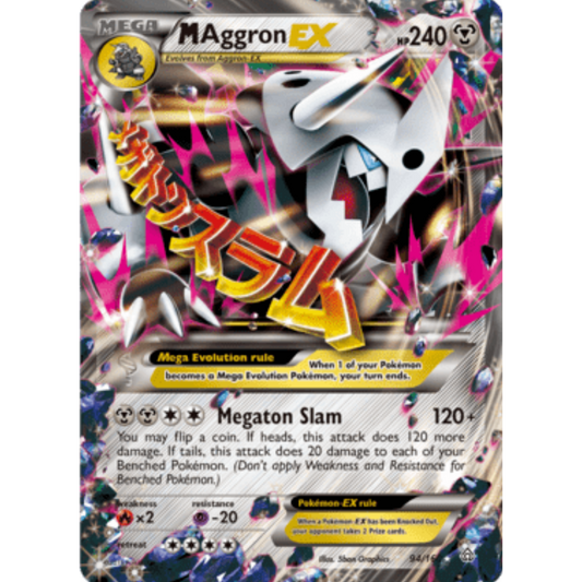 M Aggron EX 094/160  - Holofoil XY  Primal Clash - Ultra Rare