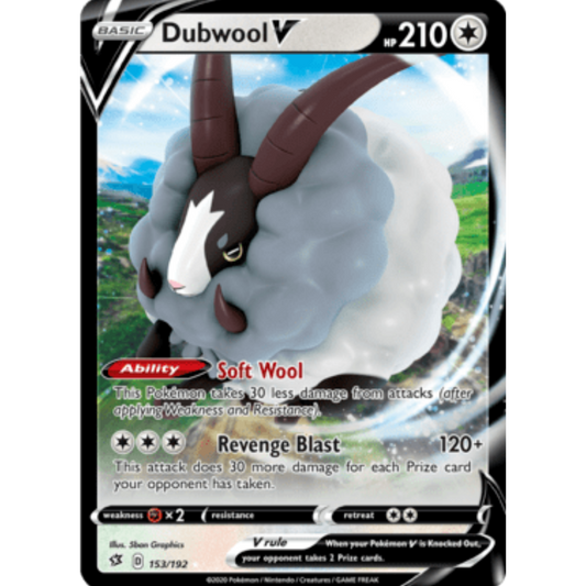 Dubwool V (153/192) [Sword & Shield: Rebel Clash]