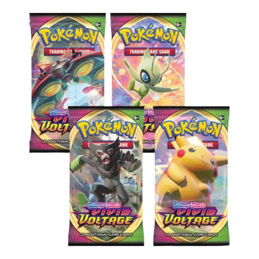Vivid Voltage Booster Pack Art Bundle [Set of 4]