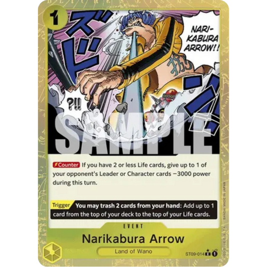 Narikabura Arrow (Textured Foil) (ST09-014) - Premium Booster -The Best- Foil