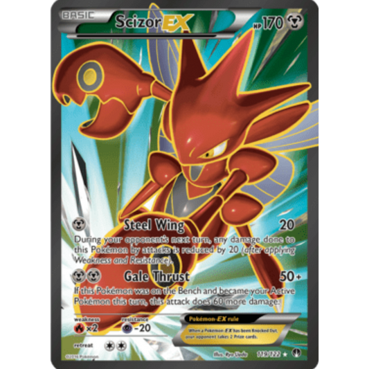 Scizor EX (Full Art) 119/122  - Holofoil XY  BREAKpoint - Ultra Rare
