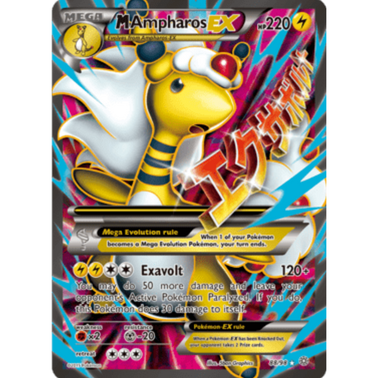 M Ampharos EX (88 Full Art) 088  - Holofoil XY  Ancient Origins - Ultra Rare