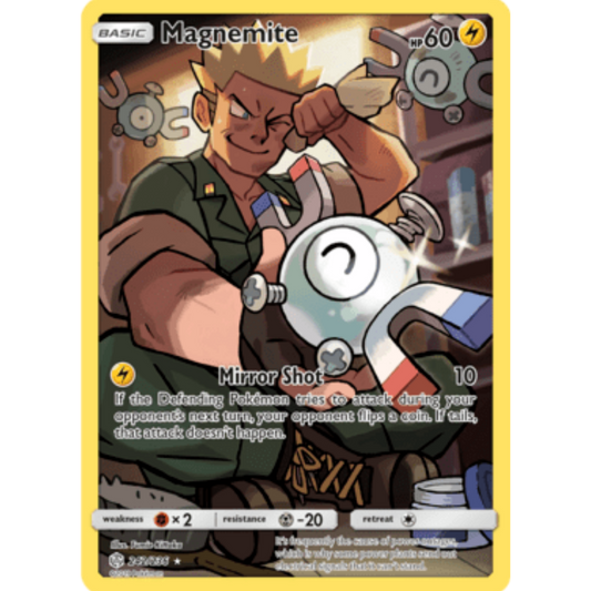 Magnemite (Secret) 242/236  - Holofoil SM  Cosmic Eclipse - Secret Rare