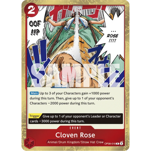 Cloven Rose (OP08-018) - Two Legends Foil