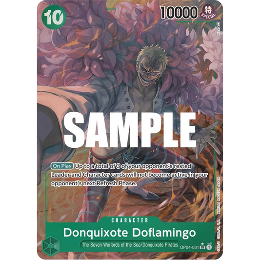 Donquixote Doflamingo (031) (Alternate Art) (OP04-031) - Kingdoms of Intrigue Foil