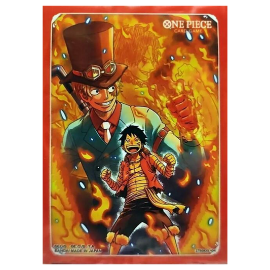 One Piece Official Sleeves Devil Fruits Collection Vol.2 10-Pack - Luffy & Sabo