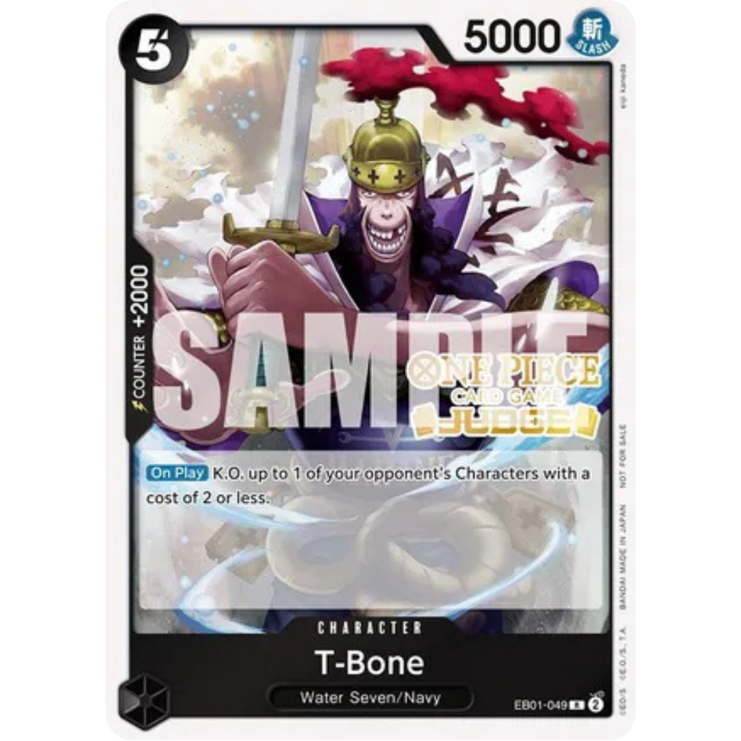 T-Bone (Judge Pack Vol. 5) (EB01-049) - One Piece Promotion Cards Foil