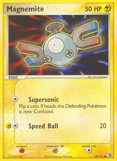 Magnemite 068  FireRed & LeafGreen - Common