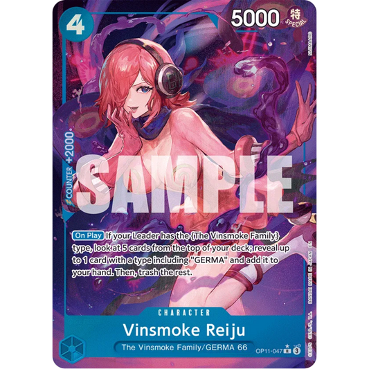 Vinsmoke Reiju (Alternate Art) (OP11-047) - A Fist of Divine Speed Foil