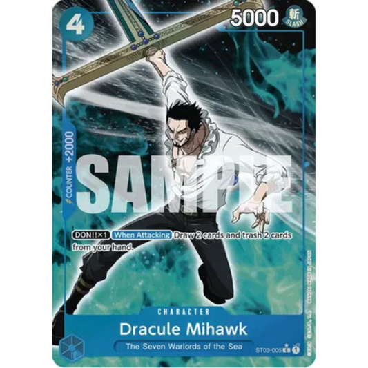 Dracule Mihawk (ST03-005) (Full Art) (ST03-005) - Premium Booster -The Best- Foil