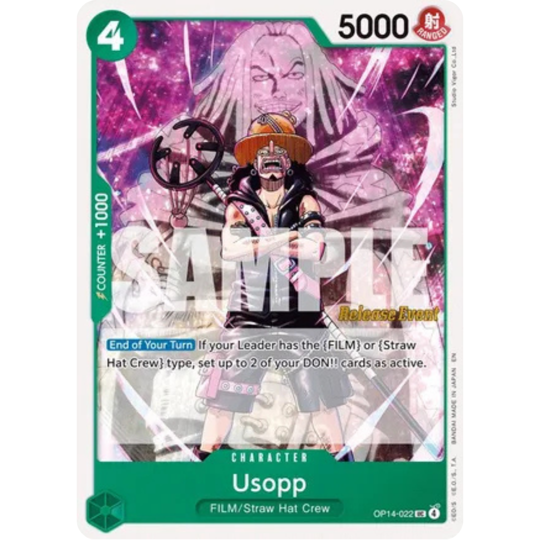 Usopp (OP14-022) - The Azure Sea's Seven Release Event Cards