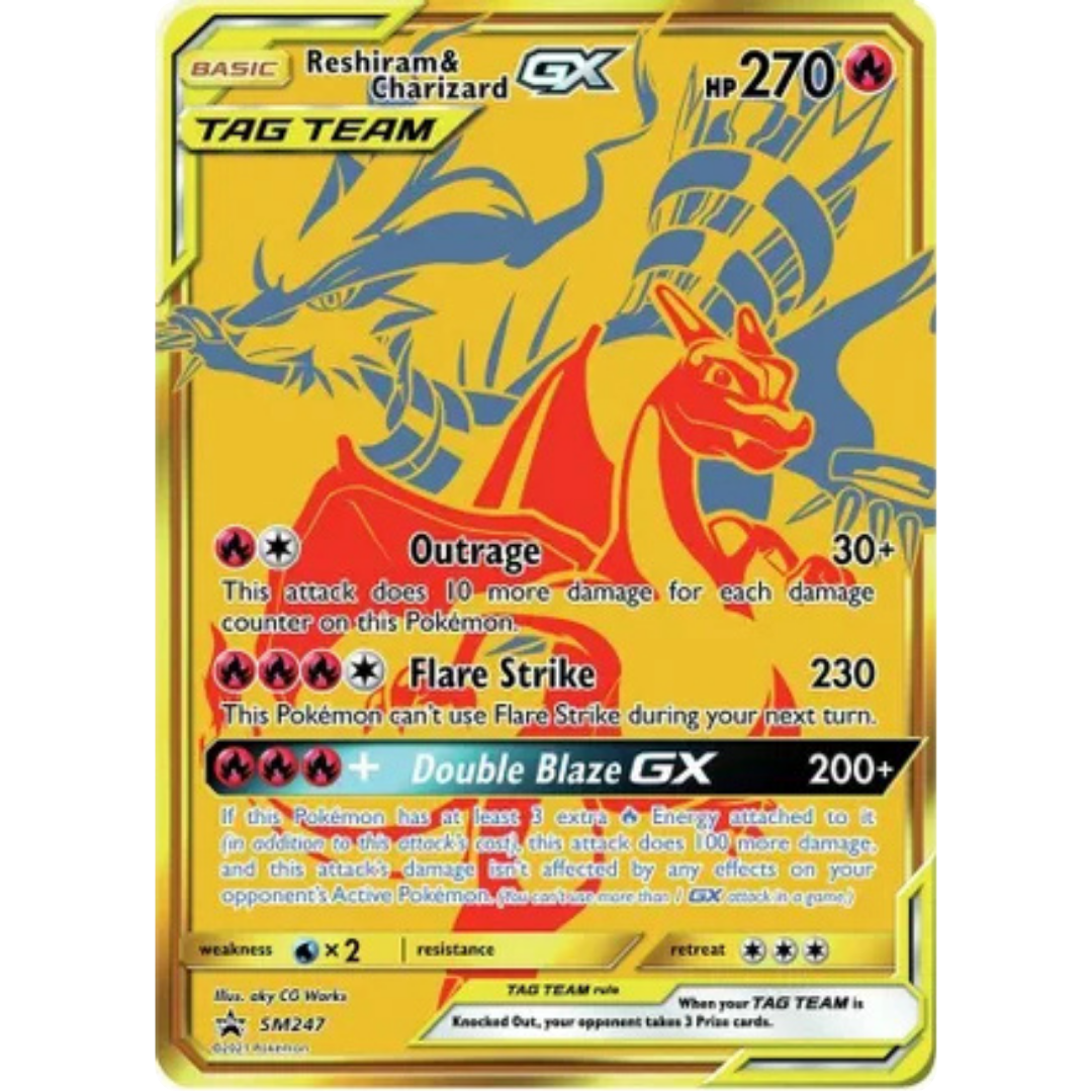 Reshiram & Charizard GX SM247  - Holofoil SM Promos - Promo