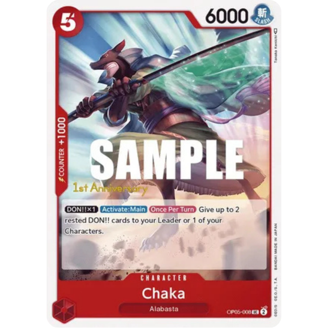 Chaka (OP05-008) - Awakening of the New Era: 1st Anniversary Tournament Cards
