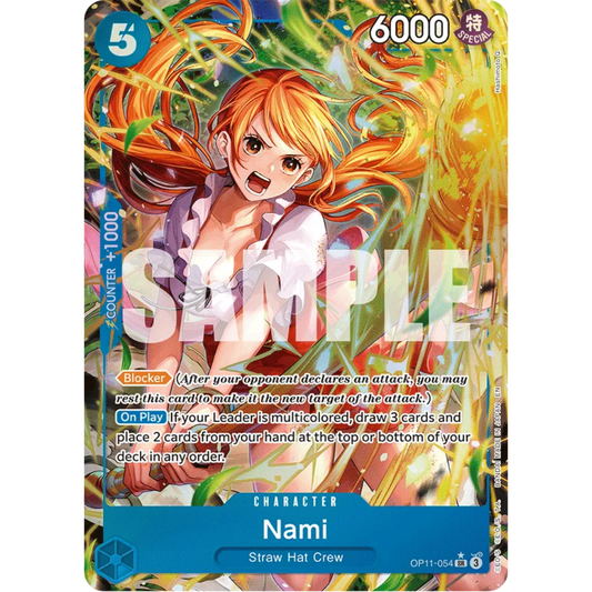 Nami (054) (Alternate Art) (OP11-054) - A Fist of Divine Speed Foil