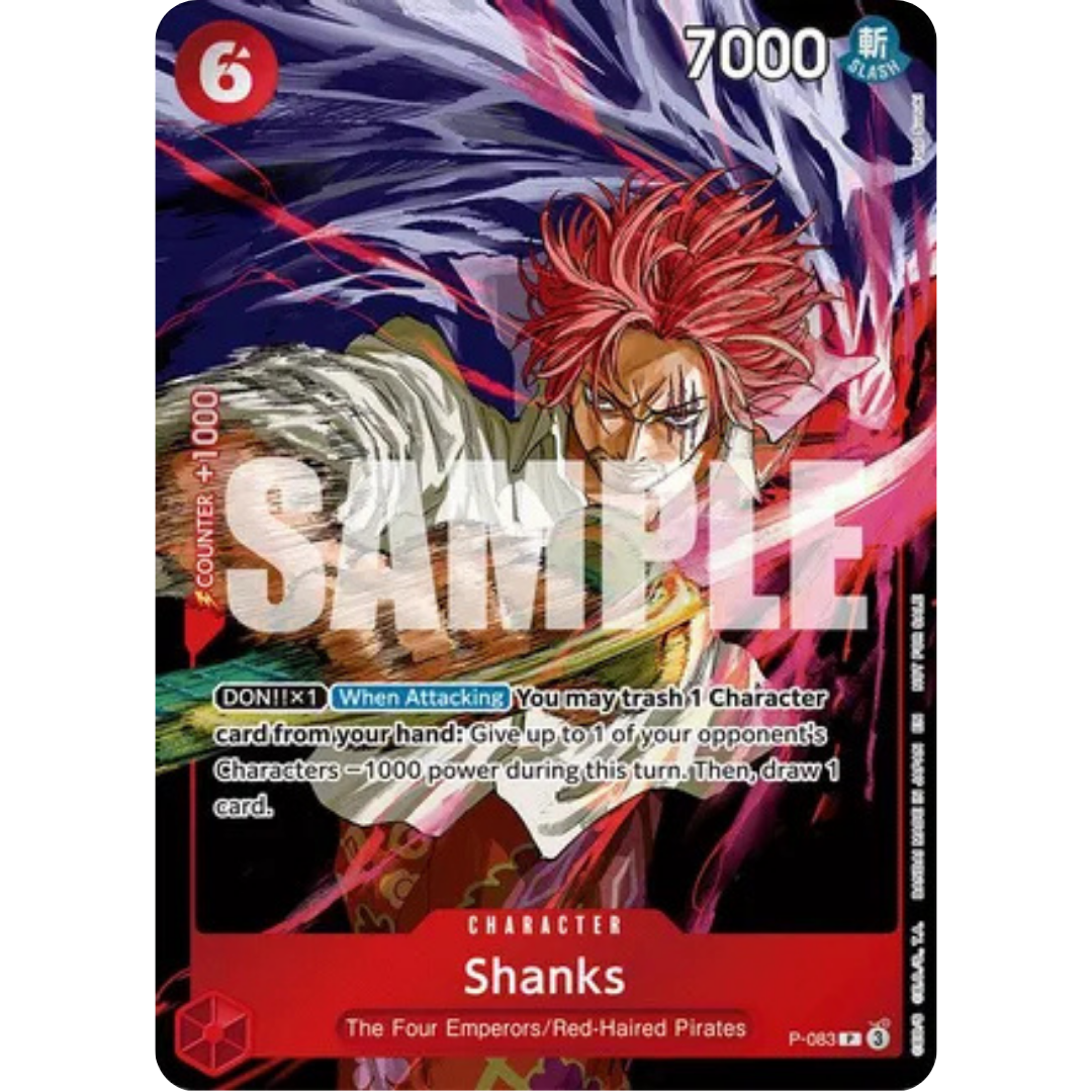 Shanks (Event Pack Vol. 6) (P-083) - One Piece Promotion Cards Foil