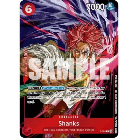 Shanks (Event Pack Vol. 6) (P-083) - One Piece Promotion Cards Foil