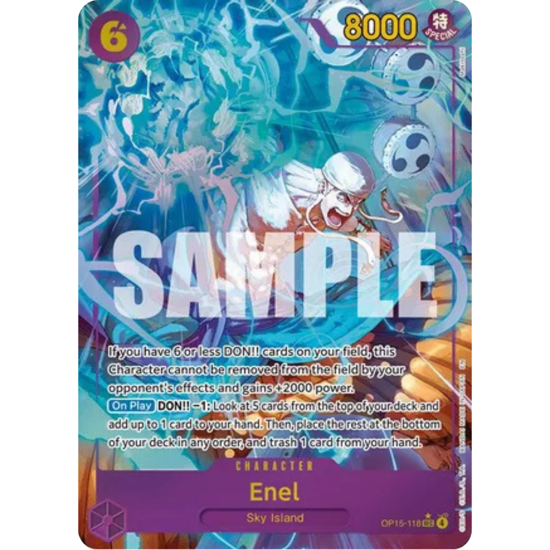 Enel (OP15-118) (Alternate Art) (OP15-118) - Adventure on Kami's Island Foil