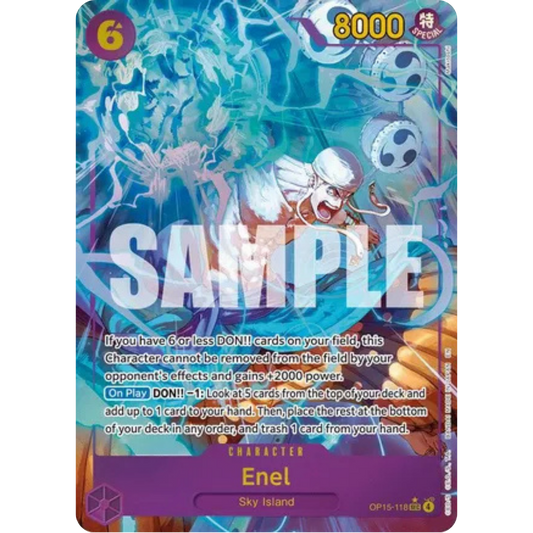 Enel (OP15-118) (Alternate Art) (OP15-118) - Adventure on Kami's Island Foil