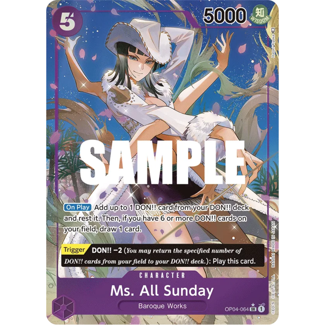 Ms. All Sunday (Alternate Art) (OP04-064) - Kingdoms of Intrigue Foil