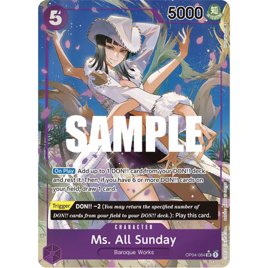 Ms. All Sunday (Alternate Art) (OP04-064) - Kingdoms of Intrigue Foil