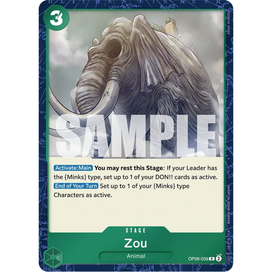 Zou (OP08-039) - Two Legends Foil